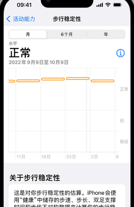 杞县iPhone手机维修如何在iPhone开启'步行稳定性通知'