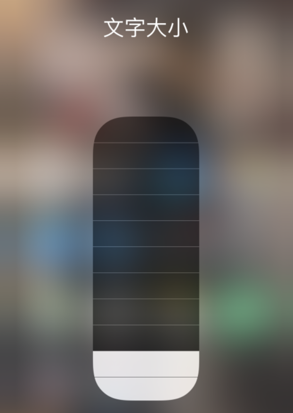 杞县苹果手机维修分享小技巧：在 iPhone 控制中心快速调节字体大小 
